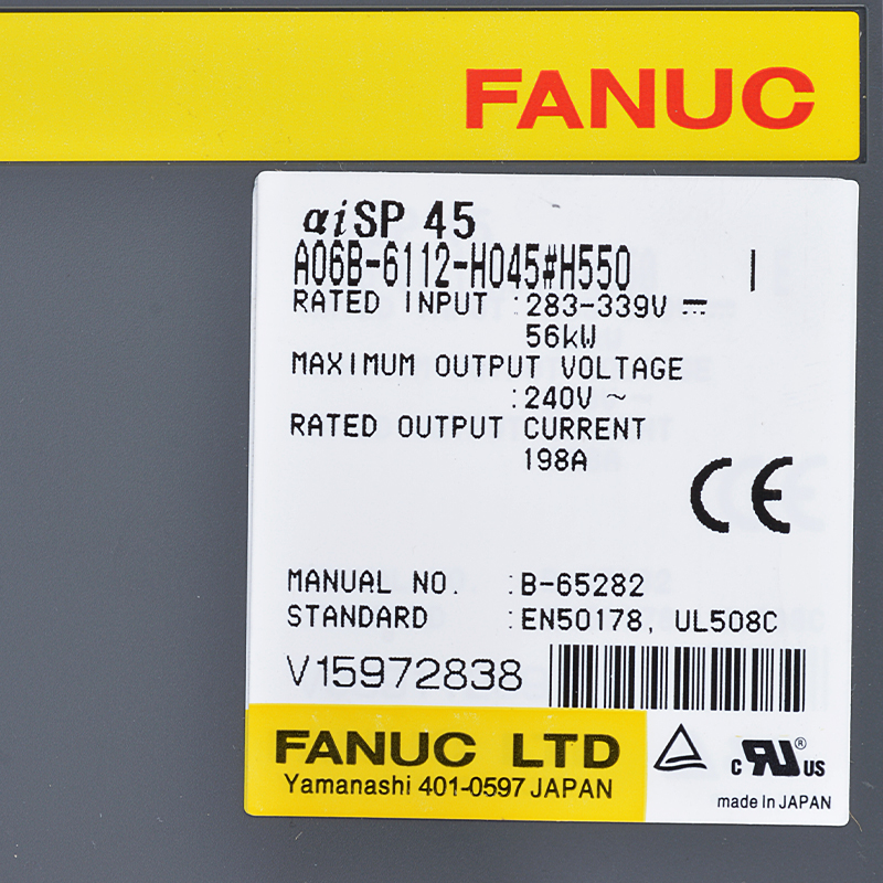 100% Original Fanuc 6 Axis Robot - Fanuc drives A06B-6112-H045#H550 I Fanuc aiSP 45 spindle amplifier – Weite detail pictures